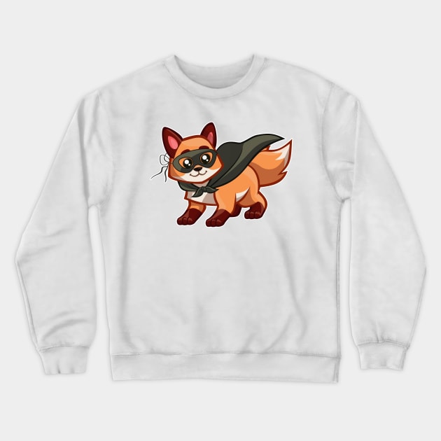 Super Fox Crewneck Sweatshirt by LeonLedesma